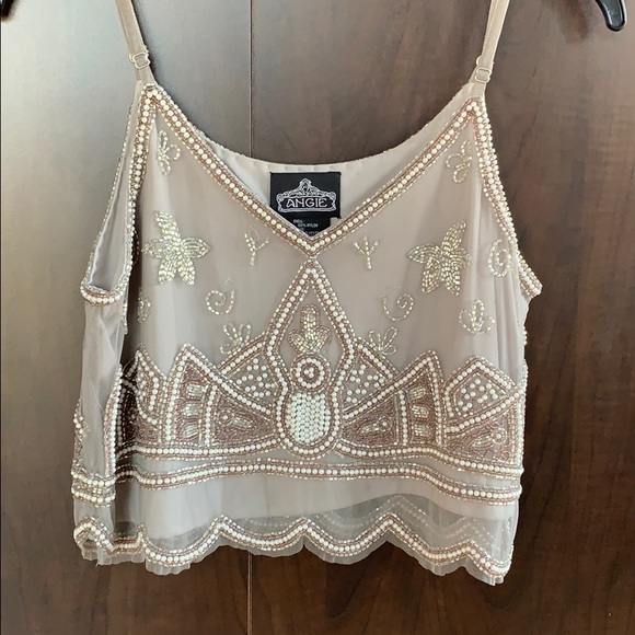 Beaded crop top - Picture 4 of 6
